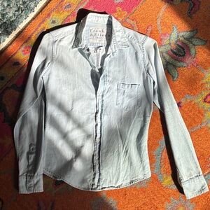 Frank & Eileen Light Wash Denim Shirt